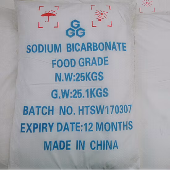 Bicarbonate de sodium pur à 99 % pour la neutralisation des acides et des bases