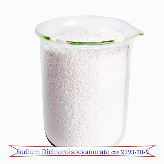 Nadcc/SDIC/ Dichloroisocyanurate de sodium Dihydrat E Chlore E granulaire 56%60% 8-30mesh pour les produits chimiques de traitement de l'eau