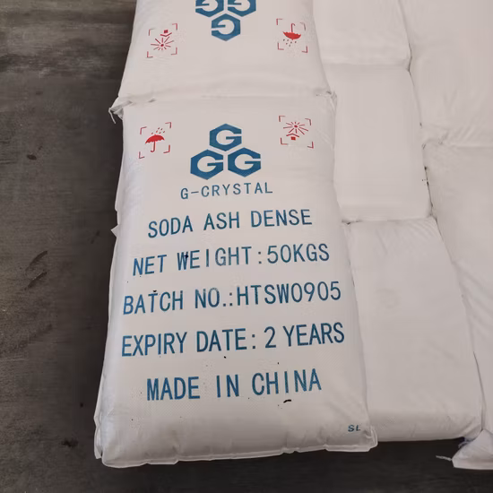 Carbonate de sodium léger/dense de qualité industrielle Na2co3 de haute qualité