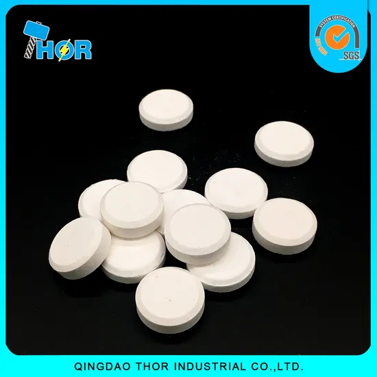 Produits chimiques de traitement de l'eau N° CAS 2893-78-9 Dichloroisocyanurate de sodium